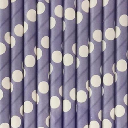 LILAS COM BOLAS BRANCA
