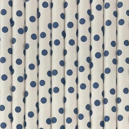 BRANCO COM BOLAS AZUL ESCURO