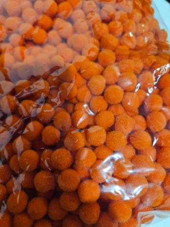 POMPOM - LARANJA  - 10 UND - 10MM