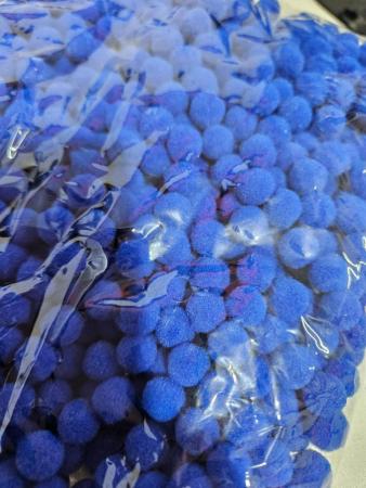 POMPOM - AZUL ESCURO  - 10 UND - 10MM