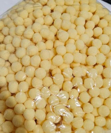 POMPOM - AMARELO  - 10 UND - 10MM