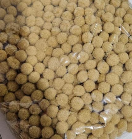 POMPOM - DOURADO  - 10 UND - 10MM
