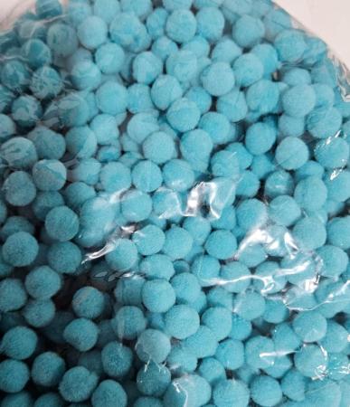 POMPOM - AZUL CLARO  - 10 UND - 10MM