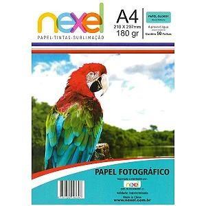 PAPEL FOTOGRAFICO GLOSSY 180G 50F - NEXEL