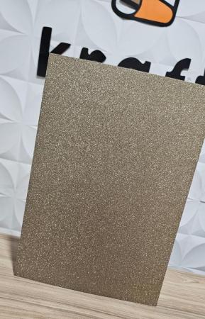 PAPEL GLITTER METALICO OURO  250G