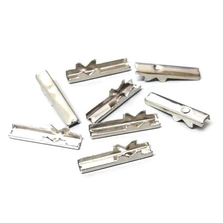 TERMINAL METALICO PRATA - PCT COM 10 UND (5 PARES)