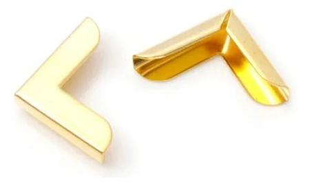 CANTONEIRA OURO - PCT COM 10 UND (5 PARES)