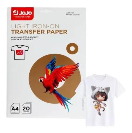 PAPEL TRANSFER PARA TECIDOS CLAROS