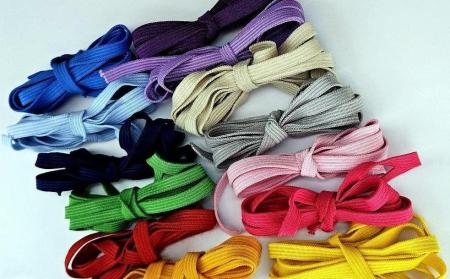 ELASTICO LISO CHATO - PCT 3 CORES CORES (1 METRO CADA COR)