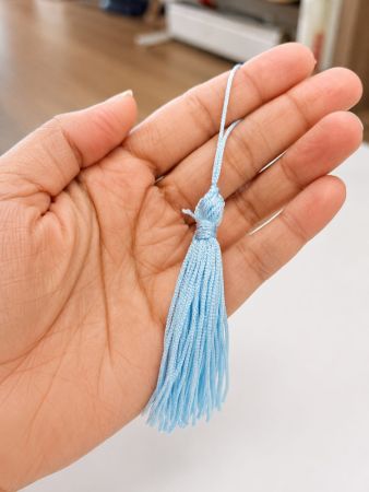 TASSEL AZUL BEBE